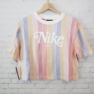Nike pastel striped shirt Clearance